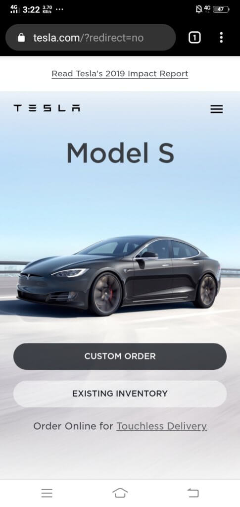 Tesla Mobile Example