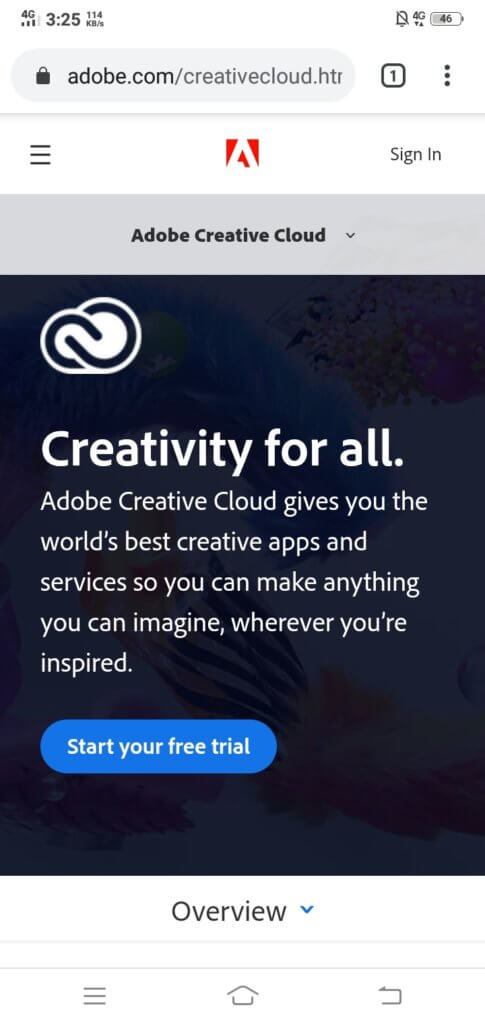 Adobe Mobile Example