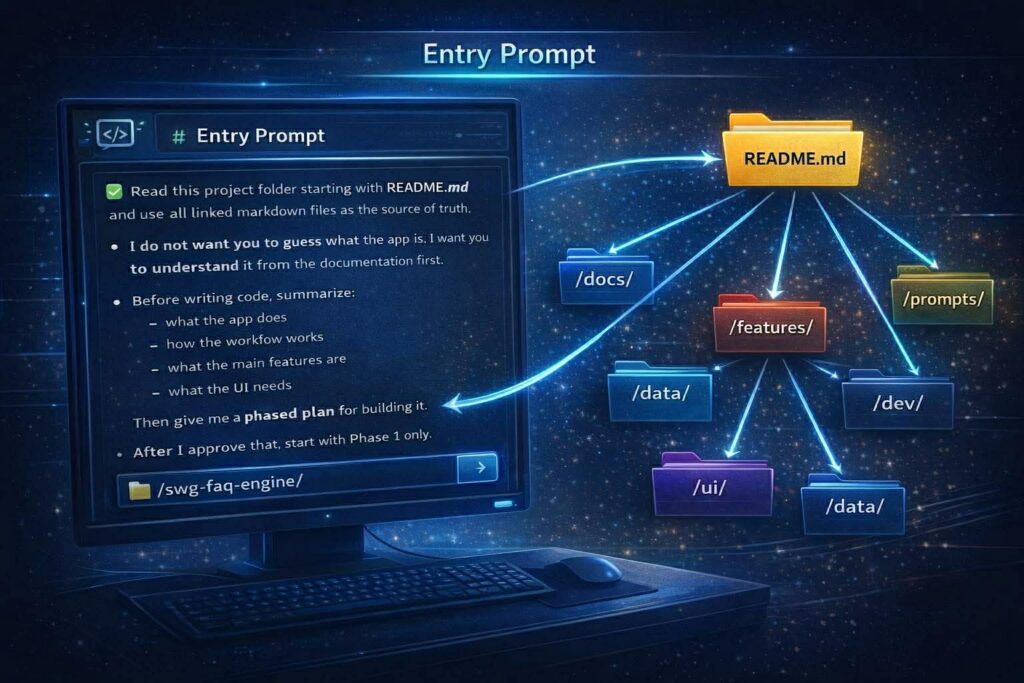 ai entry prompt ai project build flow